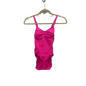 SKIMS Bright Pink Shapewear Bodysuit - Size L/XL